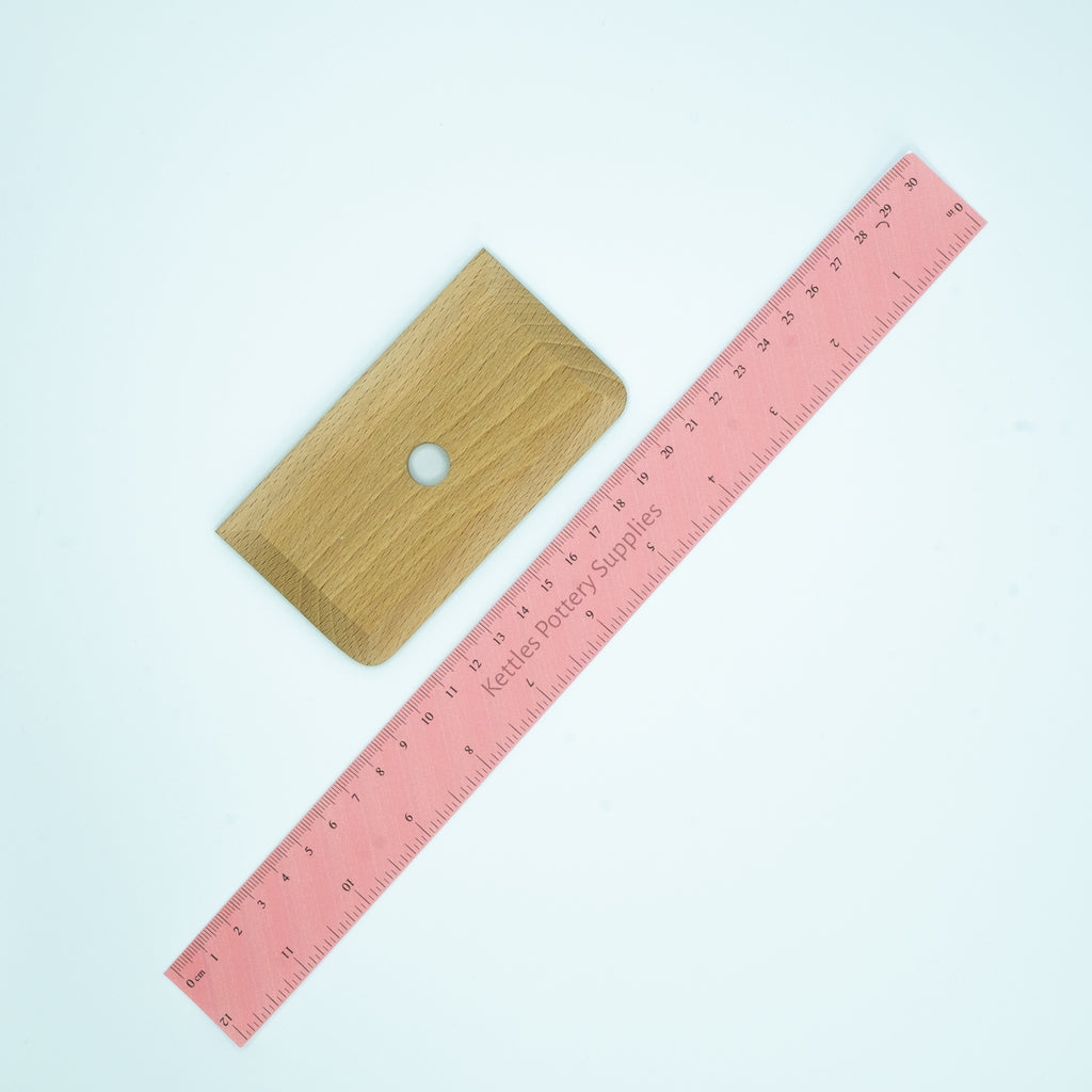 Pottery Ribs With Ruler Wooden Potters Throwing Ribs – Kettles Pottery Supplies